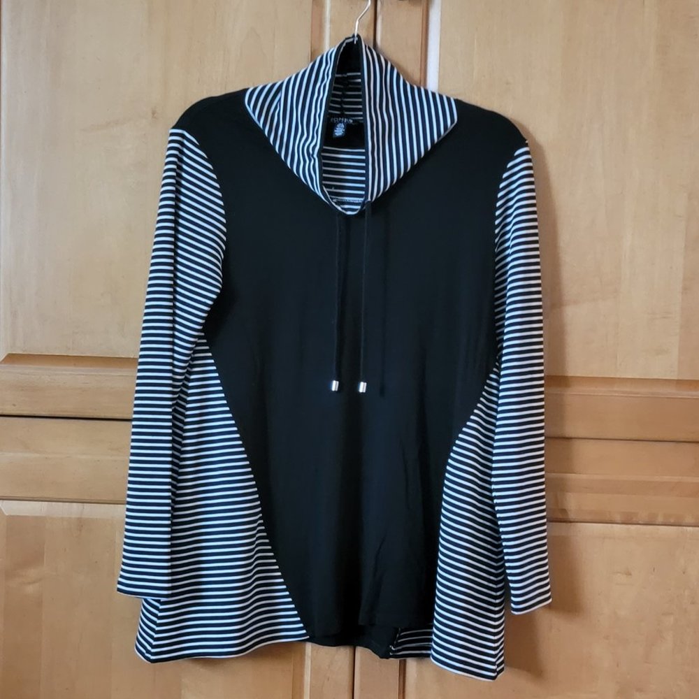 Jones NY Womens Cowl Neck Tunic - S